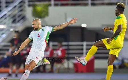 المنتخب المغربي يهزم البنين وديا بهدف الكعبي