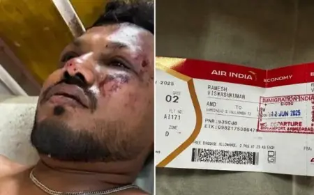 كارثة جوية في الهند.. ناج وحيد يروي تفاصيل "الجحيم" بعد تحطم طائرة بوينغ