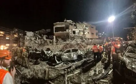 بالصور .. مباني في إسرائيل تتعرض لأضرار كبيرة جراء القصف الإيراني