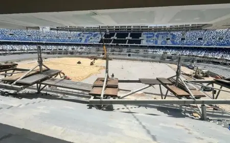 أشغال ملعب طنجة الكبير تدخل مراحل متقدمة قبيل كأس إفريقيا 2025
