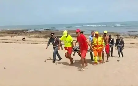 حادثة وفاة غامضة تهز شاطئ المهارزة بمدينة الجديدة