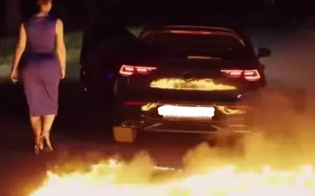 مطالب بمحاسبة أشخاص اشعلو النيران في الطريق لتصوير فيديو