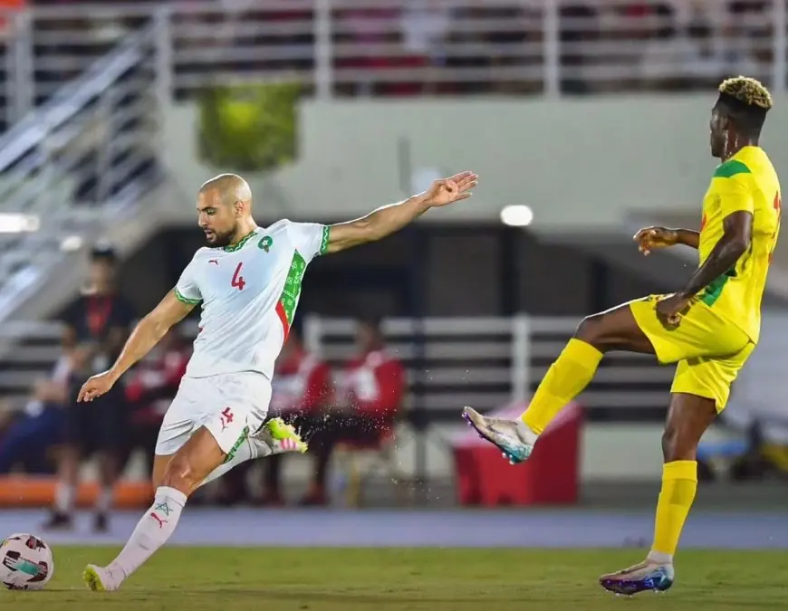 المنتخب المغربي يهزم البنين وديا بهدف الكعبي