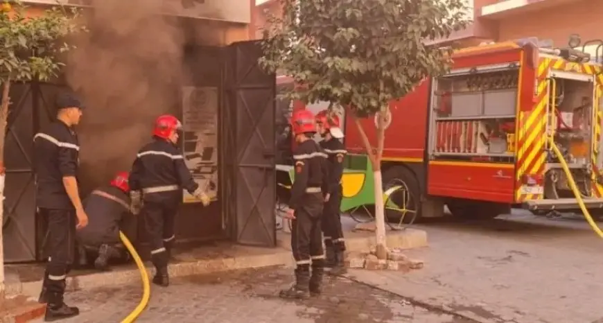 حريق مهول يندلع في محل لبيع الدجاج بالمحمدية دون خسائر بشرية