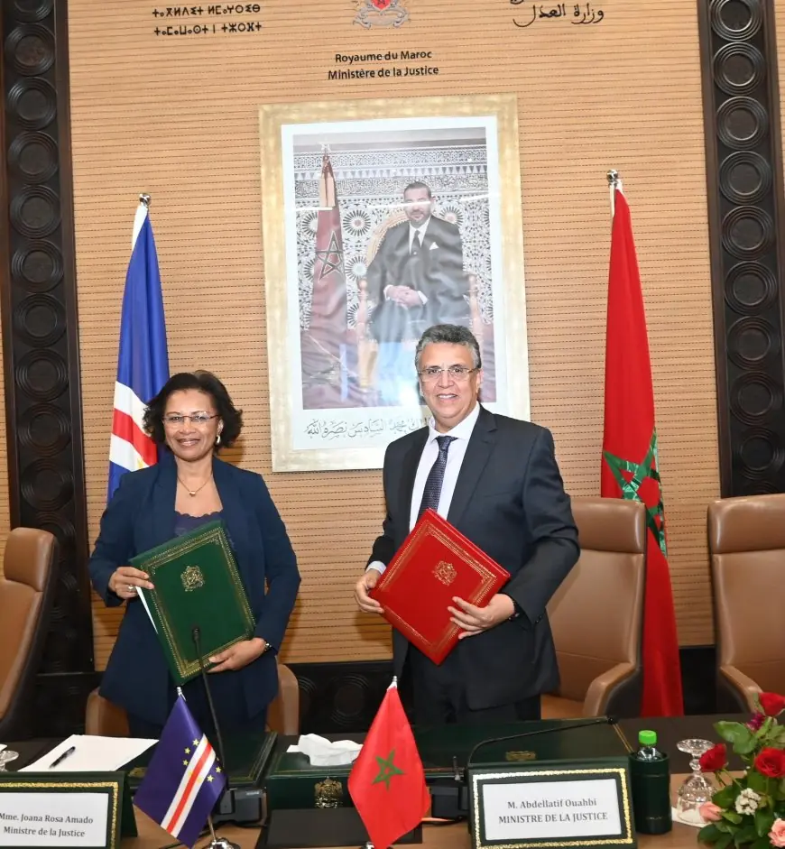 توقيع مذكرة تفاهم بين المغرب والرأس الأخضر لتطوير العدالة وتبادل الخبرات
