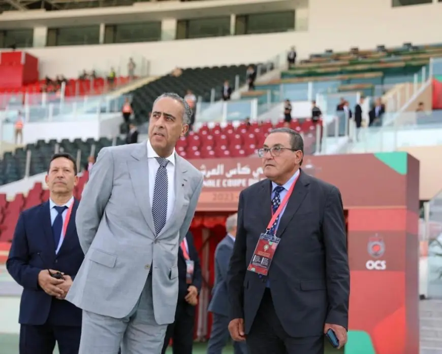 حموشي يزور ملعب فاس قبيل نهائي كأس العرش