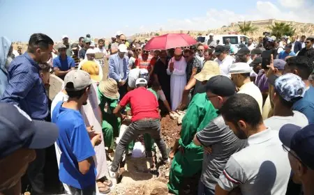 جثمان عبد العالي الرامي يوارى الثرى بالرباط وسط حضور مدني واسع
