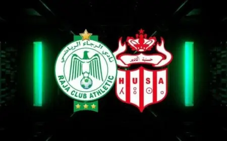 الرجاء الرياضي يواجه حسنية أكادير وديا