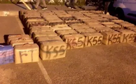 آسفي.. توقيف 3 أشخاص بحوزتهم طنين و460 غ من مخدر "الشيرا"