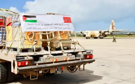 بتعليمات ملكية.. المغرب يرسل 180 طنا من المساعدات العاجلة إلى غزة