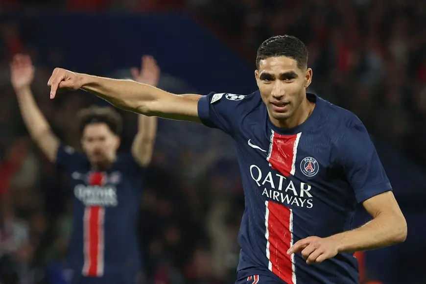 حكيمي ضمن التشكيلة الرسمية لباريس سان جيرمان ضد ريال مدريد