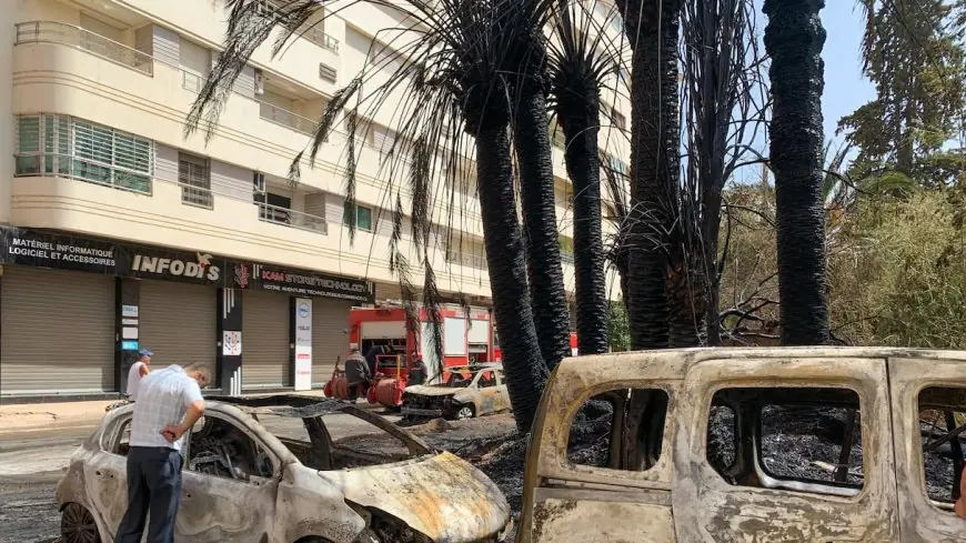 حريق مهول يلتهم 3 سيارات بفاس