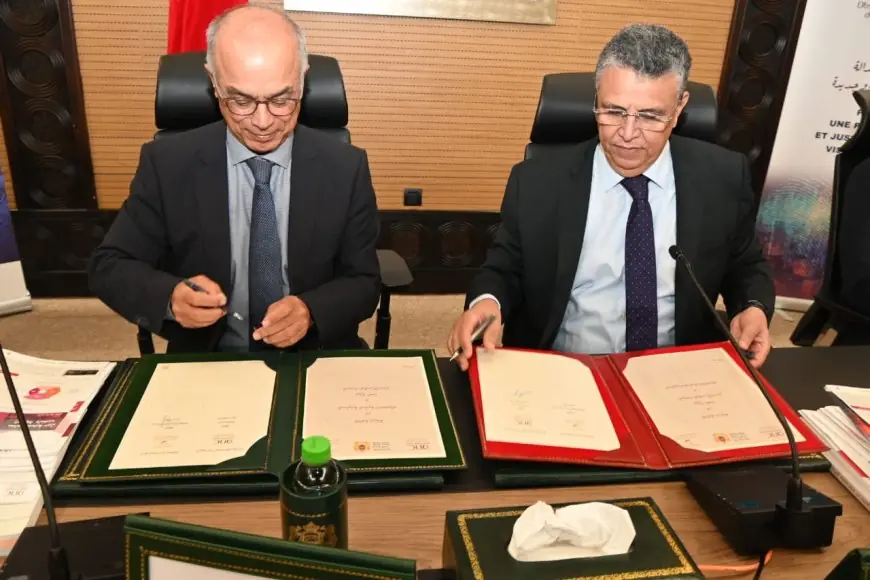 اتفاقية تعاون تجمع وزارة العدل والمندوبية السامية للتخطيط لتعزيز القدرات في مجال التحليل الكمي للجريمة