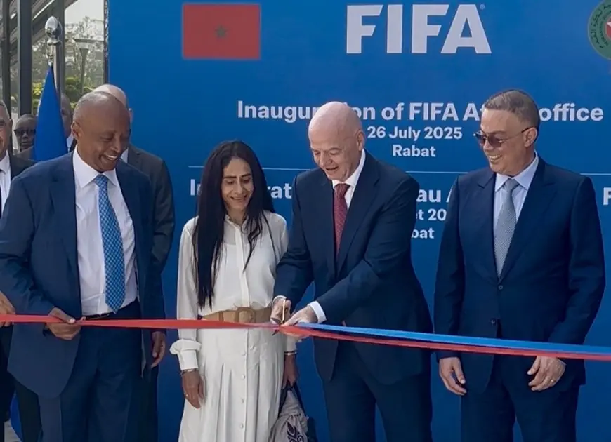 بحضور لقجع وموتسيبي.. إنفانتينو يدشن مقر "فيفا" الإقليمي بالمعمورة استعدادا لمونديال 2030