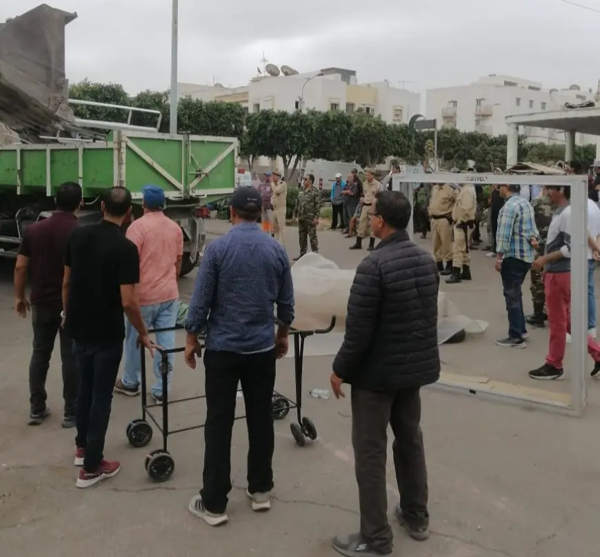 سلطات أكادير تشن حملة واسعة لتحرير الملك العمومي بحي سيدي يوسف