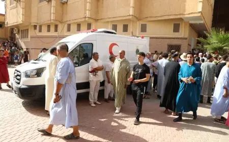 جثمان سيدي جمال الدين بودشيش يصل إلى زاوية مداغ
