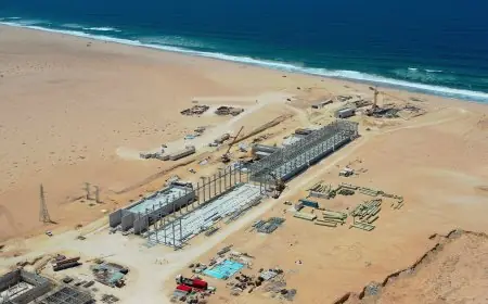 معطيات رسمية ترصد تطور الأشغال بمحطات التحلية بالداخلة والدار البيضاء