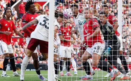 قمة الجولة الافتتاحية من الدوري الانجليزي تنتهي بفوز أرسنال على مانشستر يونايتد
