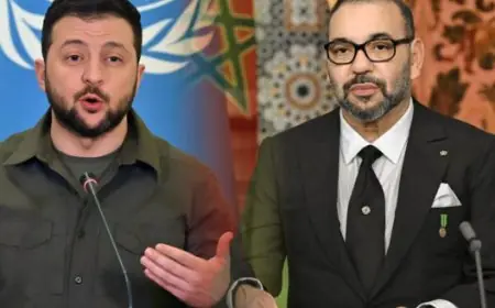 الملك محمد السادس يهنئ زيلينسكي بمناسبة العيد الوطني لأوكرانيا
