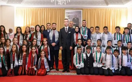 الأمير مولاي الحسن يستقبل الأطفال المقدسيين المشاركين في الدورة الـ16 للمخيم الصيفي