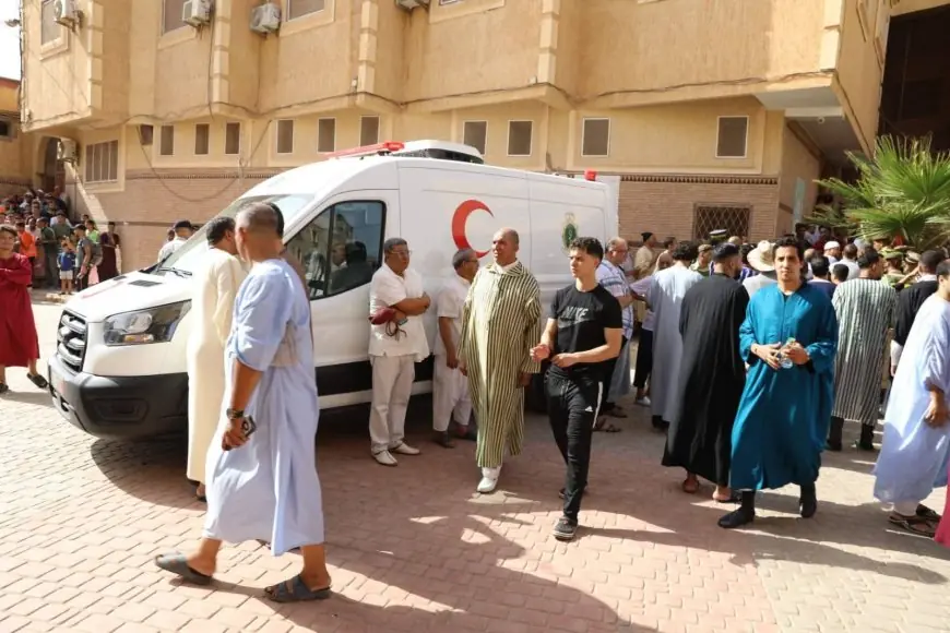 جثمان سيدي جمال الدين بودشيش يصل إلى زاوية مداغ