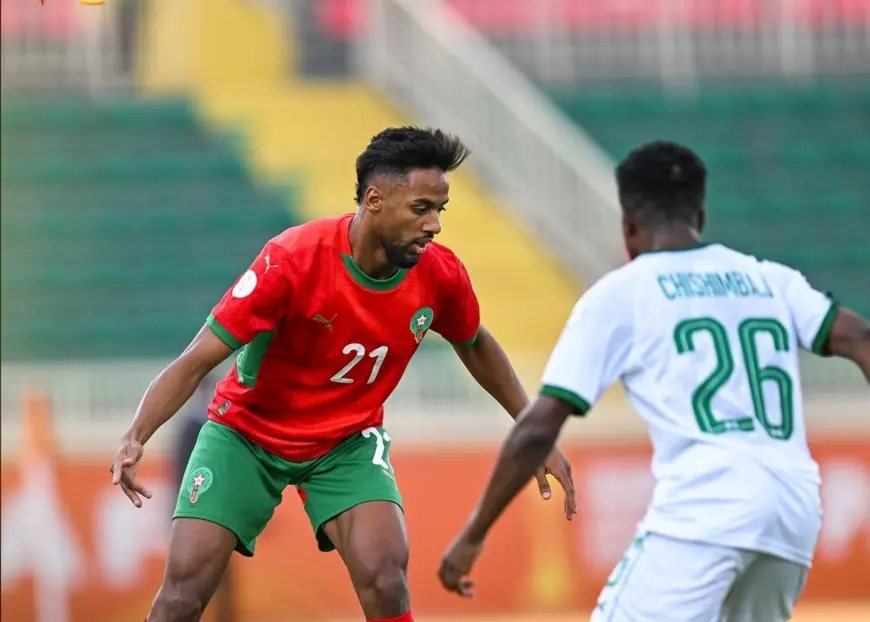 المنتخب المغربي ينتصر على زامبيا في كأس افريقيا للمحليين