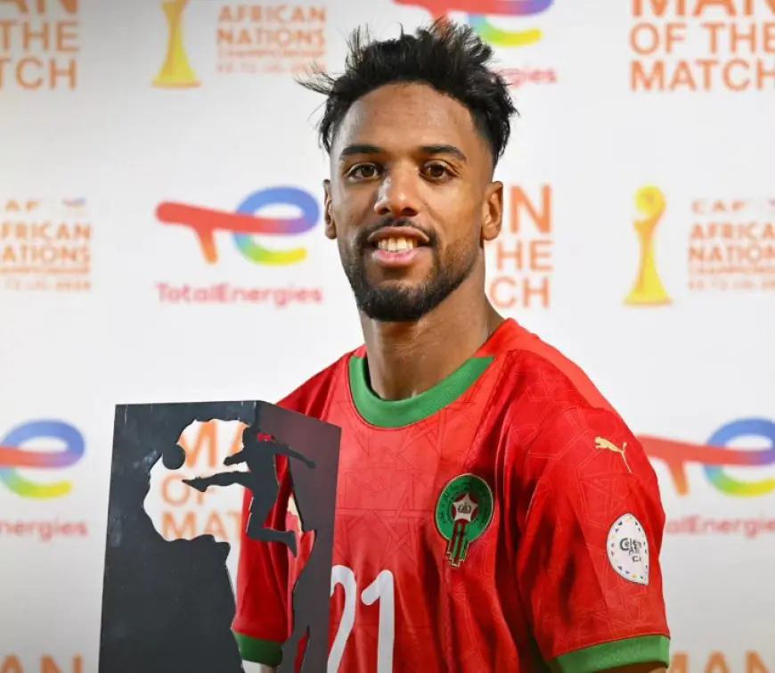 الشان 2024.. المهري أفضل لاعب في مباراة المغرب وزامبيا