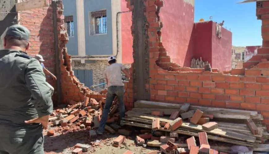 حملة تتصدى للبناء العشوائي بطنجة
