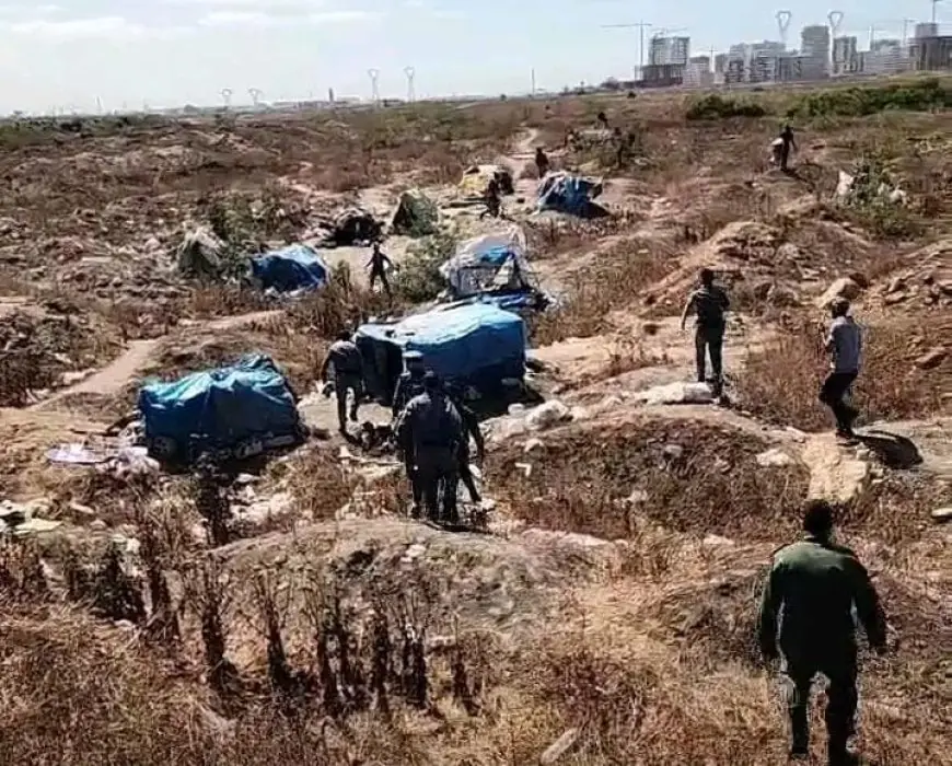إخلاء وهدم مساكن عشوائية للمهاجرين بعين حرودة بعد شجار دموي أسفر عن قتلى وجرحى