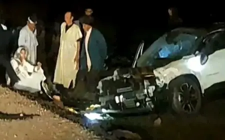 بين مريرت وآزرو.. حادث سير يدخل عريسا وعروسه قسم المستعجلات