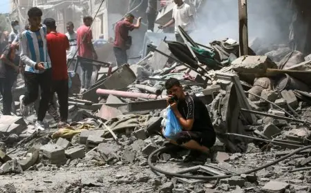 ارتفاع حصيلة القصف الإسرائيلي على قطاع غزة إلى 32 شهيدًا