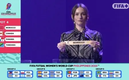 المنتخب الوطني المغربي النسوي لكرة القدم داخل القاعة في المجموعة الأولى في نهائيات كأس العالم