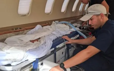 نقل استعجالي عبر طائرة طبية مجهزة طفل يعاني من مرض نادر من زاكورة إلى مستشفى الرباط