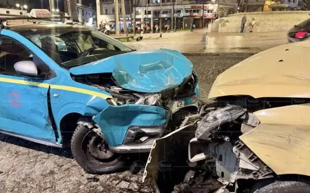اصطدام سيارتي أجرة يخلف سبعة مصابين بطنجة