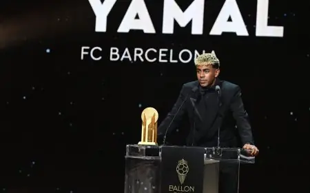 لامين يامال يتوج بجائزة "كوبا" لأفضل لاعب شاب