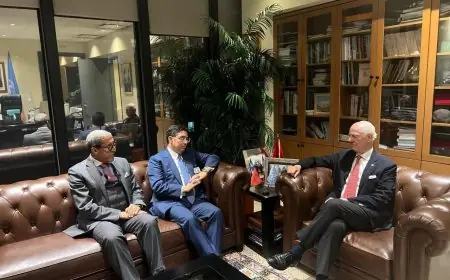 مباحثات تجمع بوريطة مع المبعوث الشخصي للأمين العام للأمم المتحدة إلى الصحراء