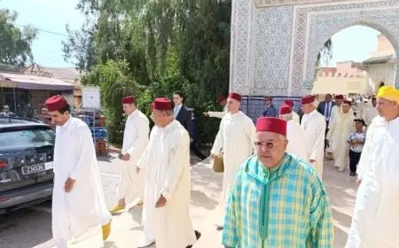 الحاجب الملكي يشرف على تسليم هبة ملكية لضريح سيدي رحال البودالي