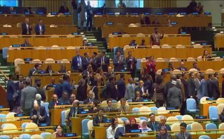 مغادرة أغلب الوفود خلال كلمة نتنياهو في الجمعية العامة للأمم المتحدة
