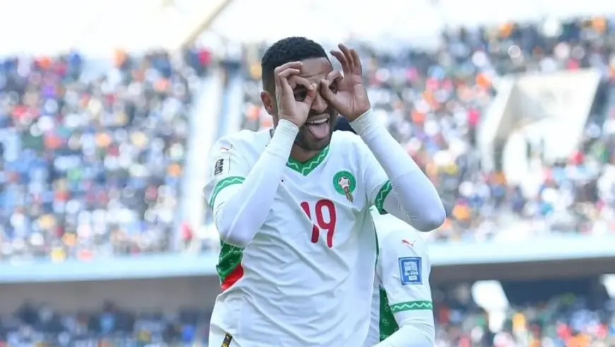 هدف النصيري يمنح المغرب التقدم على زامبيا في الشوط الأول