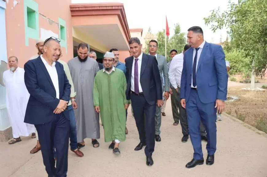 شيشاوة.. تدشين قاعات دراسية جديدة بثانوية أسيف المال دعماً لاستمرارية التعلم بعد زلزال الحوز