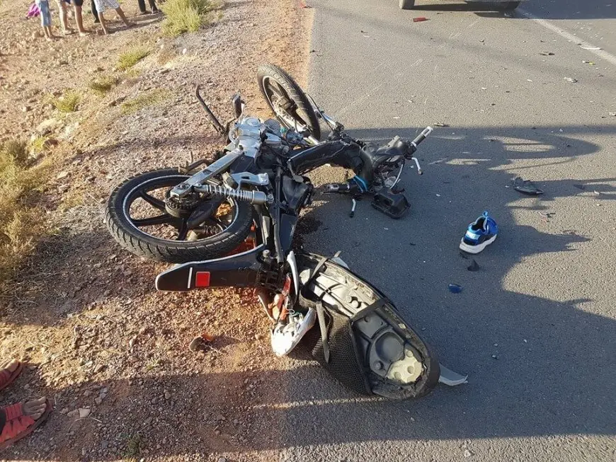 إصابات متفاوتة لراكبي دراجة نارية في حادثة بطريق تسلطانت بمراكش