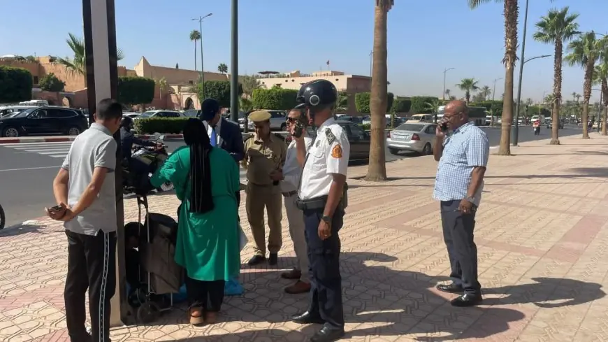 تعاني من اضطراب نفسي.. سيدة تحاول إضرام النار في جسدها وطفلها أمام مقر ولاية مراكش