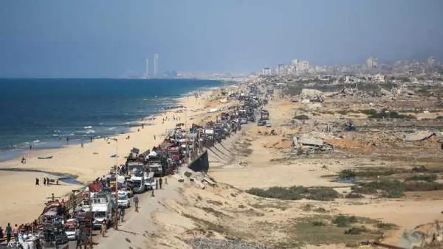الجيش الإسرائيلي يعلن فتح طريق جديد لمغادرة مدينة غزة