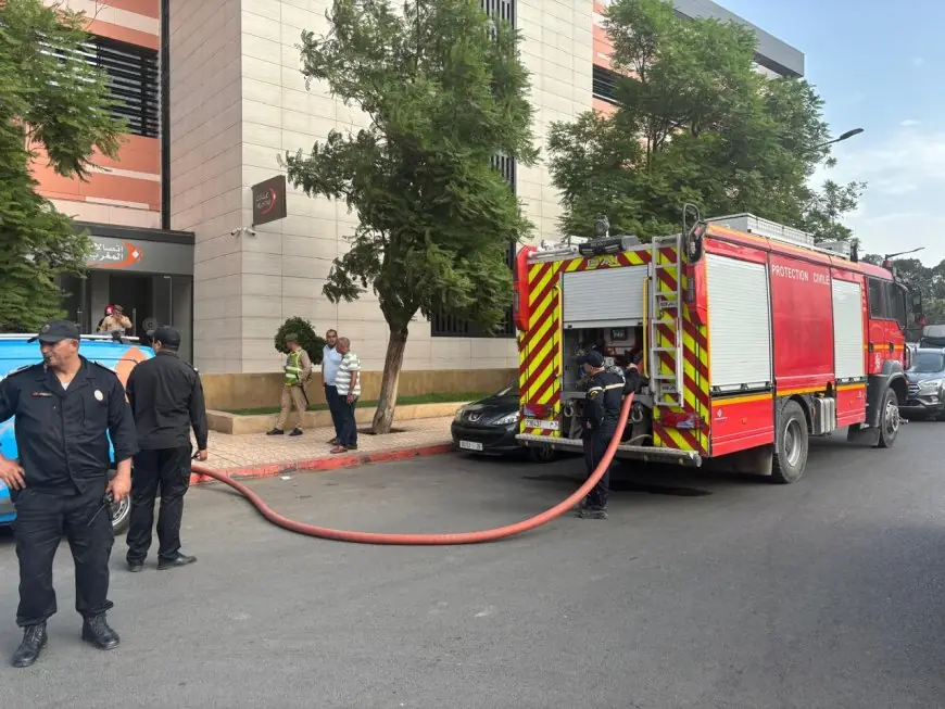 حريق بمقر اتصالات المغرب يستنفر الوقاية المدنية بمراكش