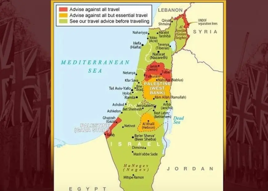 بعد إعلان الاعتراف.. فلسطين تدرج على الخرائط البريطانية رسميا