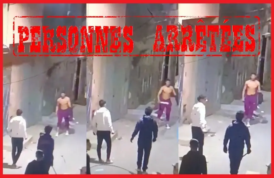 أمن مراكش يوقف شخصين بعد ظهورهم في شريط فيديو يحملون أسلحة بيضاء