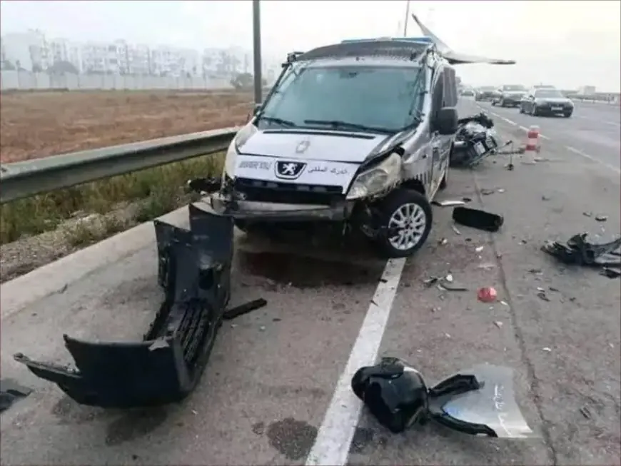 حادث سير ضواحي زايو يسفر عن إصابة عنصرين من الدرك الملكي وأضرار مادية جسيمة