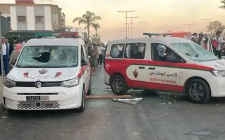 أعمال الشغب ترافق احتجاجات "جيل زد" بسلا