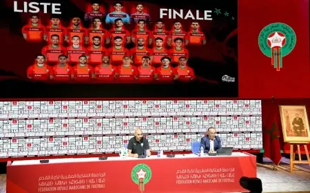 الركراكي يكشف عن لائحة المنتخب الوطني المغربي لمواجهتي البحرين و الكونغو