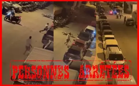 أمن أكادير يوقف شخصين بعد إحداث فوضى وتخريب سيارات في تيكيوين